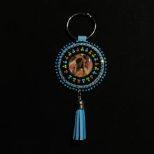Load image into Gallery viewer, Suede Tassel Keychain
