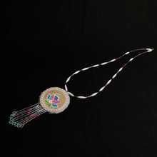 Load image into Gallery viewer, Pink Beaded Pendant

