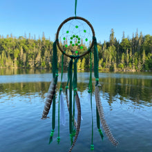 Load image into Gallery viewer, Shades of Green Dreamcatcher

